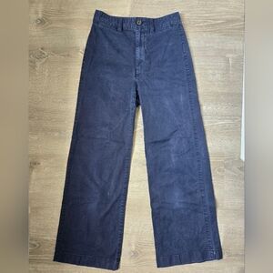 GAP Navy High Rise Stride Ankle Utility Pants Size 2